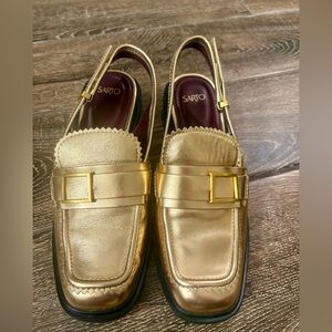 Franco Sarto Womens Gianna Slingback Loafers 7.5